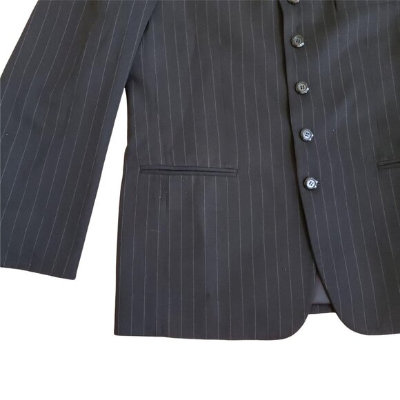 Tailored Pinstripe Pant Suit sz 44 - Picture 6 of 13